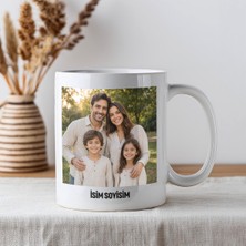 Ajans 313 Kişiye Özel Fotoğraflı ve Isimli Kupa – Aile Fotoğrafı Isim Soyisim Baskılı Seramik Kupa