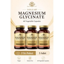 Solgar Magnesium Glycinate 60 Kapsül 3 Adet