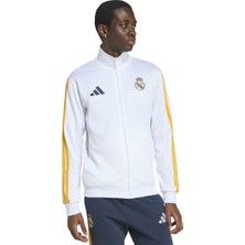 adidas Real Madrid DNA Erkek Beyaz Futbol Sweatshirt KG2949