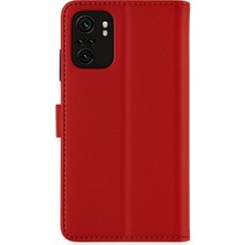 Vintessy Mi Note 10 Trend S Plus Kapaklı Kılıf - Kırmızı
