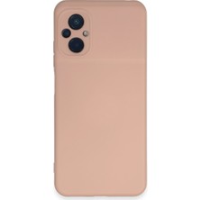 Vintessy Poco M5 Kılıf Nano Içi Kadife Silikon - Pudra