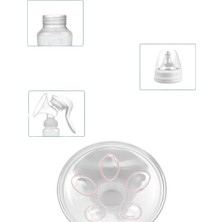 Starseven Taşınabilir Manuel Göğüs Pompası Ayarlanabilir Vakumlu 180 ml Şişeli