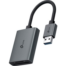 TP-Link UA430 | USB 3.0 Type-A SD & microSD 3.0 Kart Okuyucu | 200MB/s UHS-I Hız | Çift Kart Okuma/Yazma | 2TB’a Kadar Destek | Tak & Kullan | Kompakt ve Dayanıklı Tasarım
