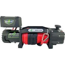 Quatro 13500 Lb 12V Sentetik Halatlı Elektrikli Vinç Off-Road  4x4, Arazi Karavan