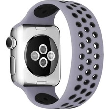 Starseven 38MM Ayarlı Delikli Kordon - Gri-Siyah