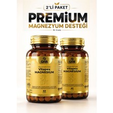 Magnesıum 150 Mg - 120 Tablet - Magnezyum Bisglisinat, Taurat, Malat, Sitrat 1 Alana 1 Hediye