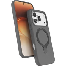Grandor Huawei Honor 600 Pro Regal Magsafe Standlı Kapak - Titan Gri