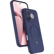 Zenviaa Huawei Honor 600 Lite Regal Magsafe Standlı Kapak - Lacivert ZENVIAA365423