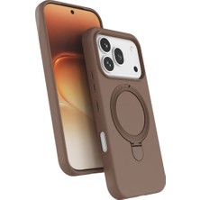 Zenviaa Huawei Honor 600 Pro Regal Magsafe Standlı Kapak - Çöl Titanyum ZENVIAA365423