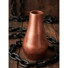 Canseb Elegance 13CM - Kirli Desenli Bakır Renk - Dekoratif Vazo