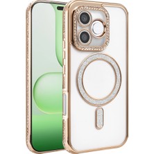 Zenviaa Huawei Honor 600 Lite Joke Simli Magneticsafe Kılıf - Gold ZENVIAA365423