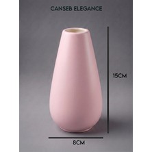 Canseb Elegance Modern Vazo - El Boyaması Işçilik - Premium - ( Ölçüler: 15 x 8 x 3 cm )