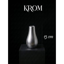 Canseb Elegance Premium - 13CM Boyunda - Dekoratif Kuru Çiçek Vazosu - El Boyaması Işçilik