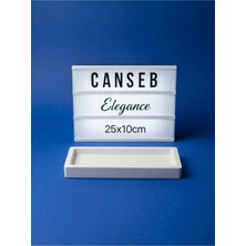 Canseb Elegance Velvet Line Tray - Dekoratif Tepsiler - Sunumluklar - Tabaklar