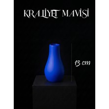 Canseb Elegance Premium - 13CM Boyunda - Dekoratif Kuru Çiçek Vazosu - El Boyaması Işçilik