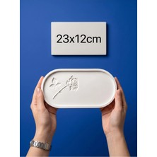 Canseb Elegance Velvet Line Tray - Dekoratif Tepsiler - Sunumluklar - Tabaklar