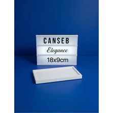Canseb Elegance Velvet Line Tray - Dekoratif Tepsiler - Sunumluklar - Tabaklar