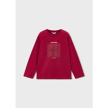 Mayoral Kırmızı Erkek Çocuk Uzun Kollu T-Shirt 173