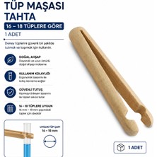 Labolist Tüp Maşası Tahta  16 – 18 Tüplere Göre 1 Adet