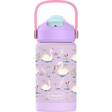 SipnJoy - FlipSip Çocuk Su Termosu | 360 ml - Swan Harmony