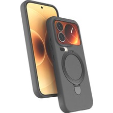 Eco Port Xiaomi Mi 17 Pro Max Regal Magsafe Standlı Kapak - Titan Gri