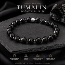 Flamingo Dogaltaş Siyah Turmalin 8 mm Doğaltaş Bileklik