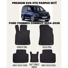 Feyza Oto Ford Tourneo Connect Serisi 2023 - 2026 Arası Araca Özel Premium Eva Paspas Takımı 2 Yıl Garantili Araca Birebir Uyumlu Kalıplar
