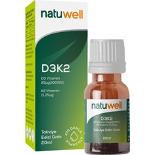 Natuwell D3K2 20  ml Damla