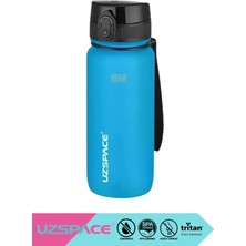 Uzspace 500ML-650ML-800ML-1000ML Yenilenen Renkler Soft-Touch Serisi Askılı Akıtmaz Tritan Su Matarası