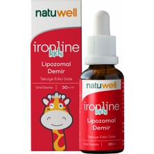 Natuwell Ironline Kids Lipozomal Demir Damla 30 ml Çocuklar İçin Takviye Edici Gıda