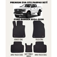 Feyza Oto Ford Ranger Serisi 2023 - 2026 Arası Araca Özel Premium Eva Paspas Takımı 2 Yıl Garantili Araca Birebir Uyumlu Kalıplar