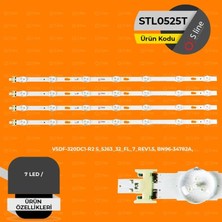 Uravas Store Samsung Uyumlu 63 cm Tv LED Bar Seti