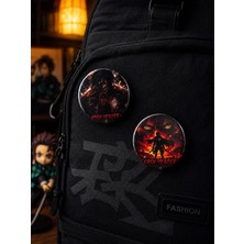 Fynbos Eren Yeager 44 mm Anime Rozet 2'li Set – Attack On Titan Metal Pin Koleksiyon Rozeti