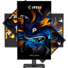 MSI Msı 26.5" Pro Max 271UPX12G 3840X2160 (Uhd) 16:9 Flat Qd-Oled 120HZ 0.03MS (Gtg) Freesync Premıum Pro Pıvot Monıtor