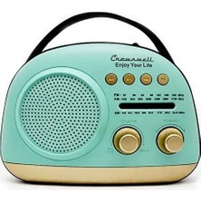 Elif Aksesuar Taşınabilir Bluetooth Retro Radyo Arizona Serisi / Blue