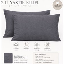 Dokuma Kumaş 2li 50X70 Yastık Kılıfı