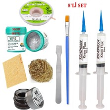 MHM Best Krem Lehim 183°C 50GR Havya Uc Temizleyici Flux Lehim Toplama CP-1515 Lehim Emme Teli Spatula Seti1 TK01