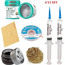 MHM Best Krem Lehim 183°C 50GR Havya Uc Temizleyici Flux Lehim Toplama CP-2515 Lehim Emme Teli  Seti1 TK05