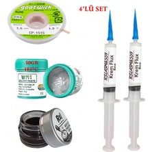 MHM Best Krem Lehim 183°C 50GR Havya Uc Temizleyici Flux Lehim Toplama CP-1515 Lehim Emme Teli SETI01