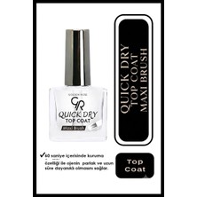 Golden Rose Quick Dry Top Coat - 60 Saniyede Hızlı Kurutucu ve Parlatıcı Oje Cilası