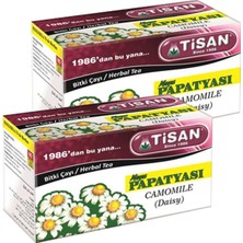 2 Kutu Papatya Çayı Tisan Sallama Mayıs Papatyası Çayı 20 Süzen Poşet x 2 Çay