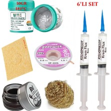 MHM Best Krem Lehim 183°C 50GR Havya Uc Temizleyici Flux Lehim Toplama CP-2015 Lehim Emme Teli  Seti1 TK05