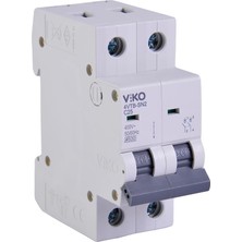 4VTB-2C25 Otomatik Sigorta 4,5ka C Tipi 2 Kutup 25A
