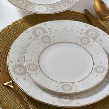 Güral Porselen 85 Parça 6132 Yuvarlak Bone Yemek Takımı