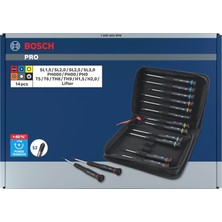 Bosch PRO Hassas Tornavida Seti PH/SL/TX/TH/H 14lü