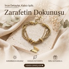 Perlora Kelebek Çelik Bileklik