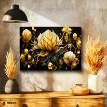 Holda Props Kanvas Tablo Çiçek Desenli Çiçek Tablosu Duvar Dekorasyonu