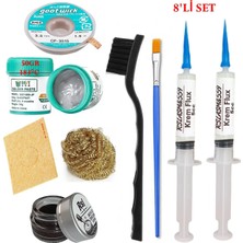 Smnr Best Krem Lehim 183°C 50GR Havya Uc Temizleyici Flux Lehim Toplama Cp-3,5mm Lehim Emme Teli Yardımcı SETI01