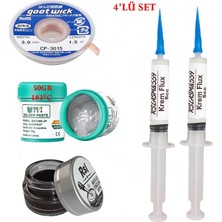 Smnr Best Krem Lehim 183°C 50GR Havya Uc Temizleyici Flux Lehim Toplama Cp-3,0mm Lehim Emme Teli SETI04