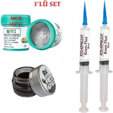 Smnr Best Krem Lehim 183°C 50GR Havya Uc Temizleyici Krem ve Flux Lehim Toplama  Seti ST06